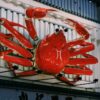 red crab wall decor